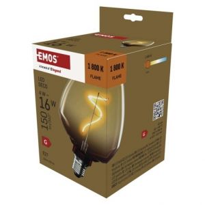 EMOS LED žárovka DECO S123 / E27 / 4 W (16 W) / 150 lm / flame