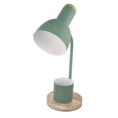 EMOS Stolní lampa POPPY na žárovku E27, zelená