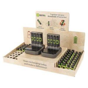 GP Stojan GP ReCyko Premium / 2×nabíječka GP + dock / 26×AA + 16×AAA / 2×USB-A adaptér