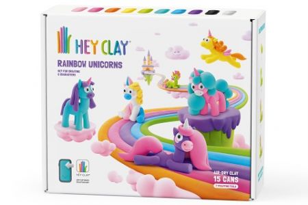 HEY CLAY Kreativní sada - Jednorožci