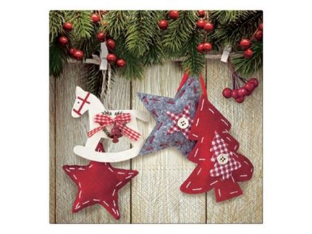 Ubrousek P 33x33 vánoční SDL056200