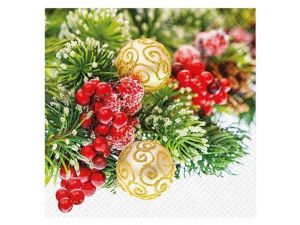 Ubrousek P 33x33 vánoční SDL082400