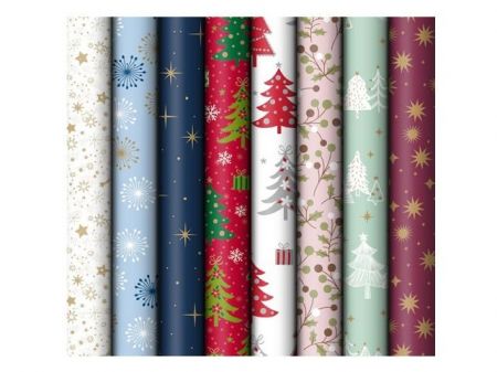 Balicí papír vánoční role 500x70 mix č. 14
