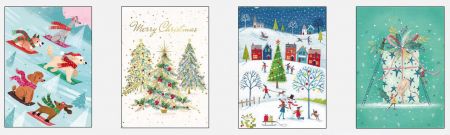 Vánoční papírová taškaTL-50S set 04 12,7 x 33 x 11,3 cm