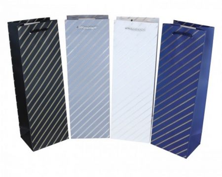 Dárková taška na láhev 36cm/11cm/11cm