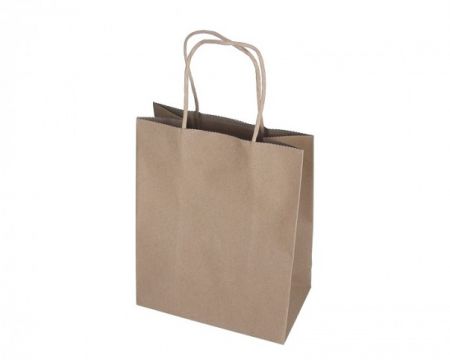 Dárková taška papírová nature 40cm/10cm/30cm 