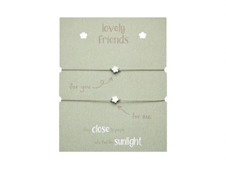 Gifty - Lovely Friends náramek - ss. Flower
