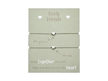 Gifty - Lovely Friends náramek - ss. Heart