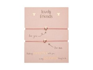 Gifty - Lovely Friends náramek - rg. plated Agnel