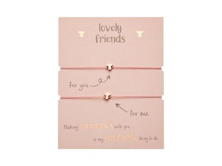 Gifty - Lovely Friends náramek - rg. plated Agnel