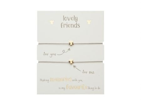 Gifty - Lovely Friends náramek - g. plated Angel