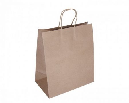 Dárková taška kraft 35cm/30cm/17cm 