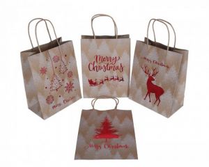 Dárková taška kraft 23cm/18cm/9cm 