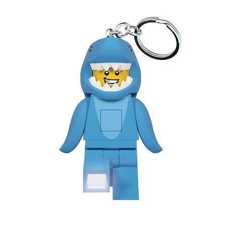 Klíčenka s LED osvětlením &quot;Shark Suit Guy&quot;, LEGO LGL-KE155
