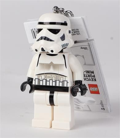 Klíčenka s LED osvětlením "Star Wars Stormtrooper", LEGO LGL-KE12H