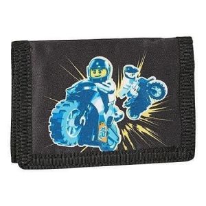 Peněženka na suchý zip &quot;City Race&quot;, černá, LEGO 10103-2313