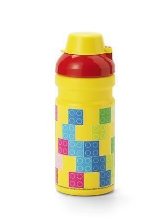 Láhev &quot;Brick&quot;, žluto-červená, 390 ml, LEGO 40560801