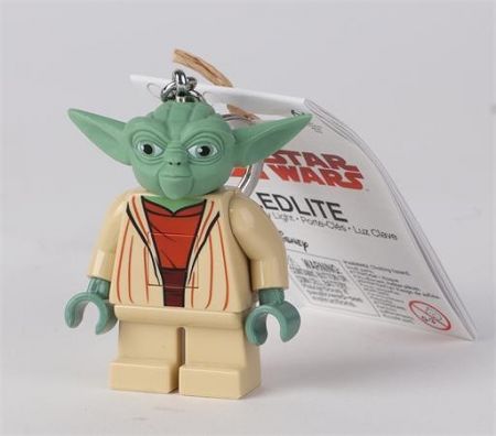 Klíčenka s LED osvětlením &quot;Star Wars Yoda&quot;, LEGO LGL-KE11H