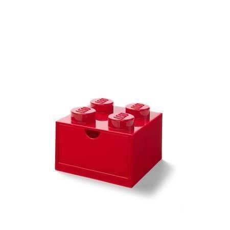 Úložný box se zásuvkou &quot;Brick 2x2&quot;, červená, LEGO 40201730