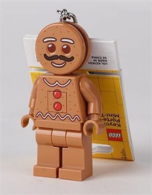 Klíčenka s LED osvětlením &quot;Gingerbread Man&quot;, LEGO LGL-KE182H