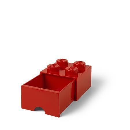 Úložný box se zásuvkou &quot;Brick&quot;, červená, LEGO 40051730