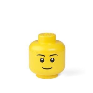 Úložný box ve tvaru hlavy minifigurky, Boy, malý, LEGO 40311724