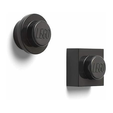 Magnet, černá, 2 různé tvary, LEGO 40101733
