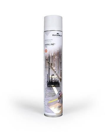 Značkovací sprej na podlahu "Duraline 750", bílá, DURABLE 114002