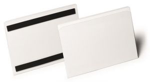 Logistická kapsa &quot;HARD COVER&quot;, transparentní, A5, horizontální, magnetická, DURABLE 119819