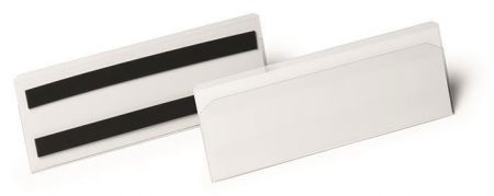 Logistická kapsa "HARD COVER", transparentní, 1/2 A5, horizontální, magnetická, DURABLE 11