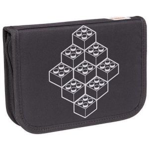 Penál plný &quot;Bricks&quot;, černá, LEGO 20085-2511