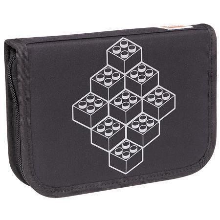 Penál plný &quot;Bricks&quot;, černá, LEGO 20085-2511