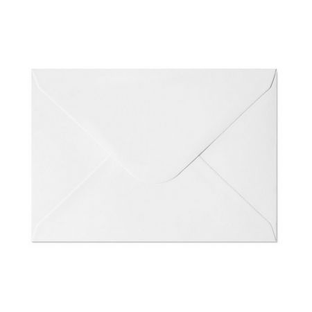 Ozdobné obálky Smooth - C6, 150 g/m2, bílé, 10 ks