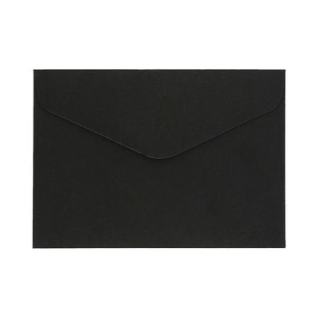 Ozdobné obálky Smooth - C6, 120 g/m2, černé, 10 ks