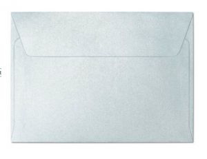 Ozdobné obálky Millenium - C6, 120 g/m2, metalické, světle modré, 10 ks