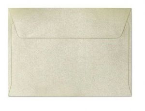 Ozdobné obálky Millenium - C6, 120 g/m2, metalické, krémové, 10 ks              