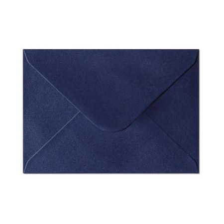 Ozdobné obálky Pearl - C6, 150 g/m2, perleťové, tmavě modré, 10 ks                        