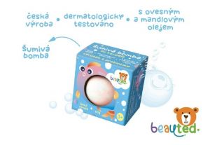 Šumivé kostky do koupele s probiotiky beauted v krabičce