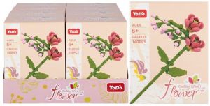 Stavebnice kostky květy 140EL 10X13X6