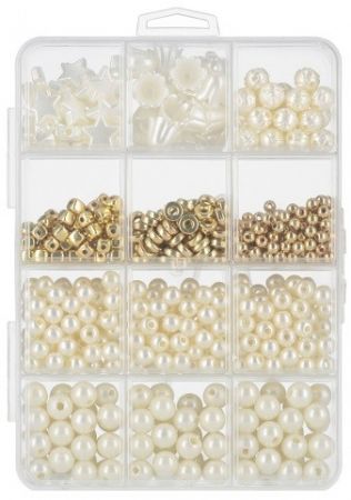 Navlékací korálky  10X11 MIX MC etueI 120/240