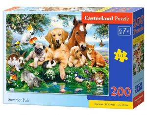 Castorland Puzzle 200 dílků  – Letní kamarádi