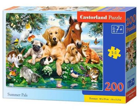 Castorland Puzzle 200 dílků  – Letní kamarádi