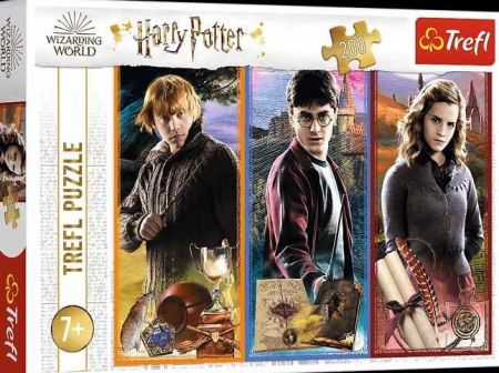 TREFL Puzzle 200 dílků Harry Potter Ve světě magie a čarodějnictví 200 dílků