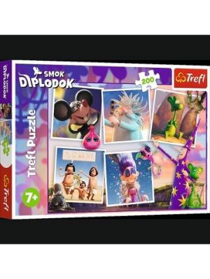 TREFL Puzzle 200 dílků Smok Diplodok