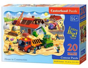 Puzzle 20 dílků Castorland – Rozestavěný dům