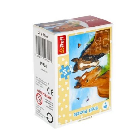 TRFL Mini puzzle 54 dílků Roztomilá zvířátka