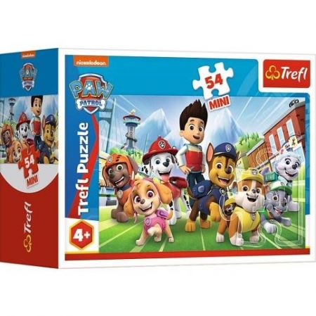 Puzzle 54 dílků Trefl – 54el 19755 Mini Badz Jak Tlapková Patrola