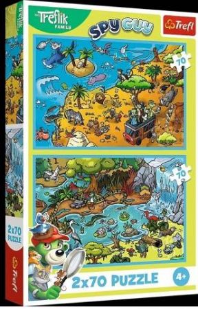 TREFL Puzzle 70 dílků lTrefliki v zemi zvířat