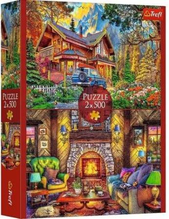 TREFL Puzzle 500 dílků Výlet do hor