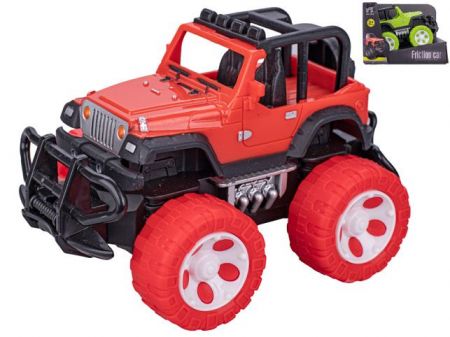 Auto terénní 13cm na setrvačník 2barvy v krabičce